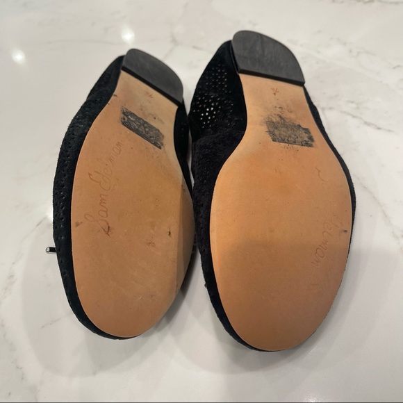 🎉HOST PICK🎉 Sam Edelman black suede Felicia ballet flats - Picture 10 of 14